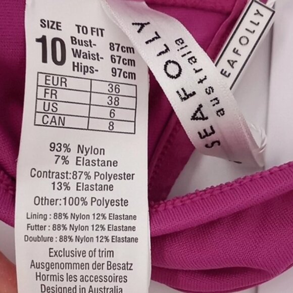 Brand New Seafolly Women's Quilted Bustier Bikini Top - Picture 11 of 13